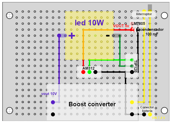 pcb prototipo luciernaga